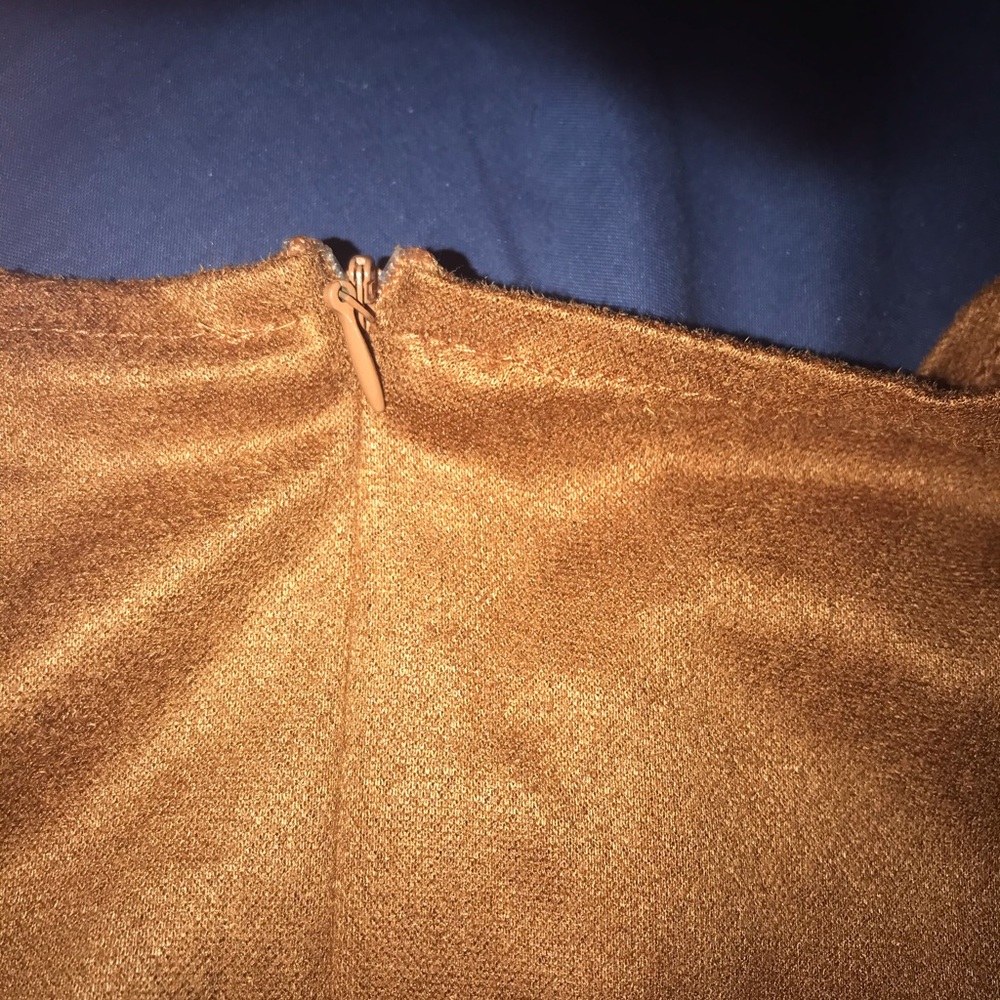 gold/brown dress - Picture 3 of 4